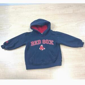 Boston Red Sox Toddler Hooded Sweatshirt Size 3T Fits Like A 2T